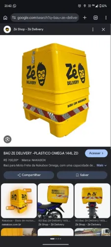 Baú se delivery 