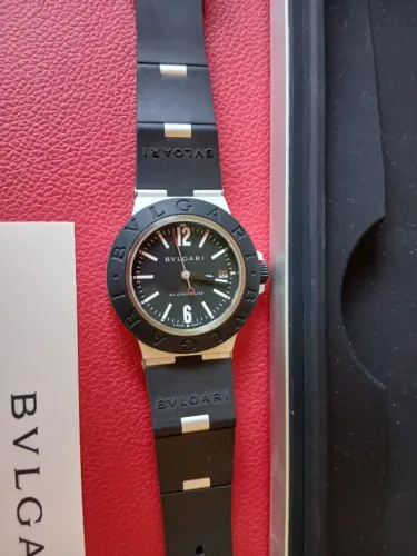 Relógio Bvlgari aluminium - (semi novo)