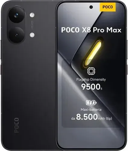 Poco X8 Pro Max - Preto 12GB/256GB