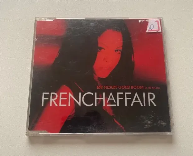 CD Single French Affair - My Heart Goes Boom - Eurodance anos 90 Raro Importado