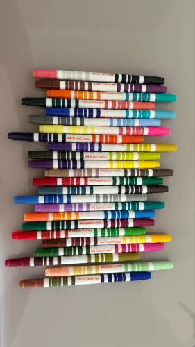 Kit 24 canetinhas Faber-Castell Bicolor