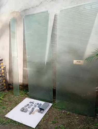 Porta blindex kit completo 