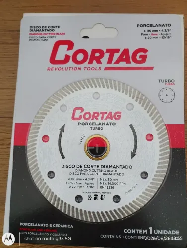 Disco Cortag Porcelanato