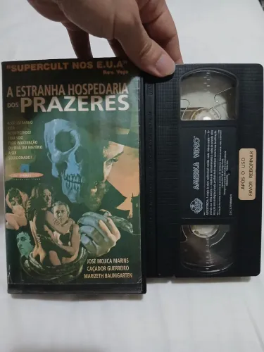 Vhs estranha hospedaria dos prazeres zé do caixao jose mojica marins