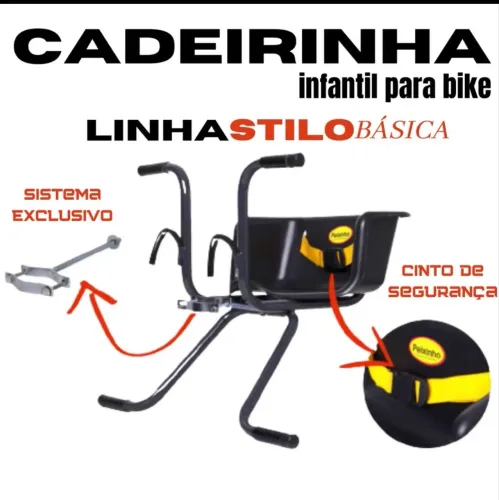 Vendo Cadeirinha Infantil Bike Baby Dianteira