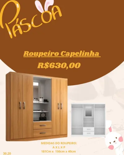 Guarda Roupa Capelinha