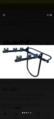 Suporte para 3 bicicletas
