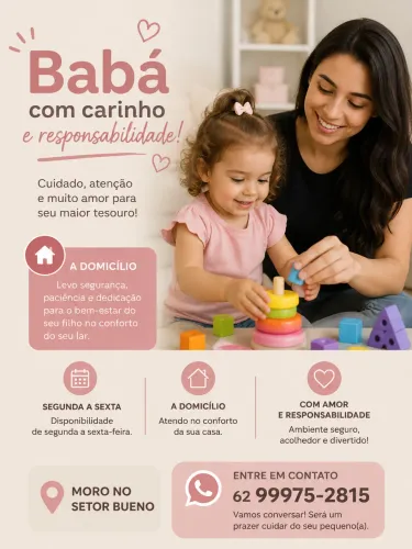 Serviços de babá