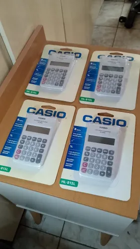  Calculadora Casio HL-815L Branca Novas 4 Unidades