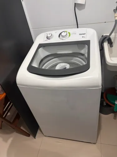 Máquina de Lavar Roupas Branca 9Kg Consul