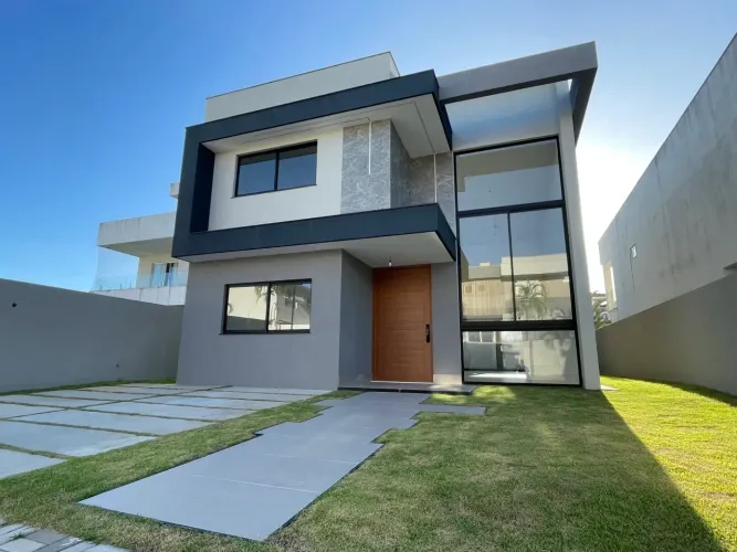 CASA 4 SUÍTES, 259 M2, EM CONDOMÍNIO FECHADO COM CLUBE NA PRISCILA DULTRA