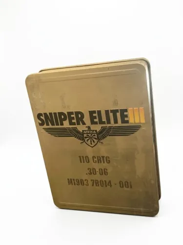 Lata e Mapas Sniper Elite 3 PS4 - Peças de Colecionador (SEM JOGO)