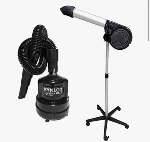 Kit soprador e secador kyklon preto 220v usado