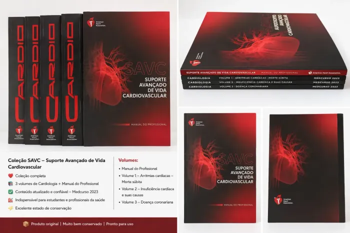 Coleção MedCurso 2023 - Cardiologia + SAVC (American Heart Association)