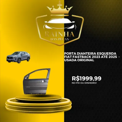 Porta Dianteira Esquerda Fiat Fastback 2023 até 2025  - USADA ORIGINAL