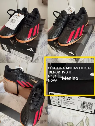 Chuteira Adidas futsal juvenil