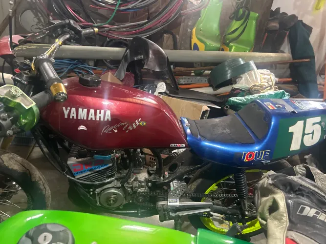 Rd moto de pista corrida 