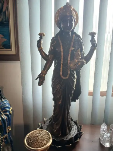 Estatua Lakshimi Veronese 78 cm altura Original Retirar em Curitiba!