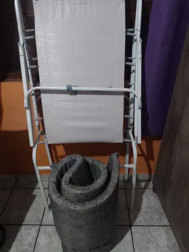 Cama dobrável, mola, acampar
