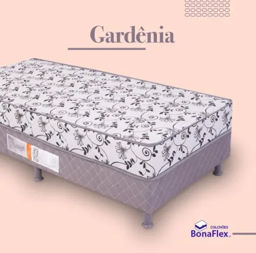 Cama Box de Solteiro com 5cm de Espuma