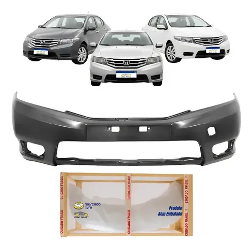 Parachoque Honda City 2015 2016 2017 Dx Ex Exl Lx Preto