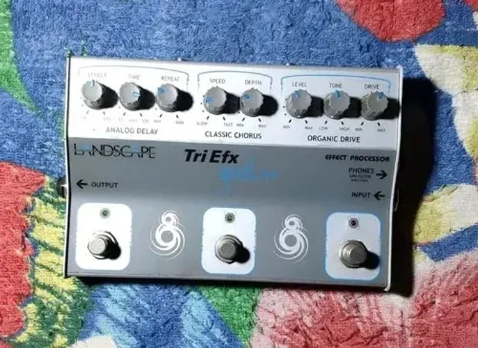 Pedal landscape Tri fx, delay, Chorus, drive