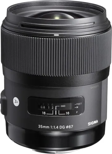 Sigma Lente 35 mm F1.4 Art DG HSM para Nikon (Nova/Lacrada/com NF)