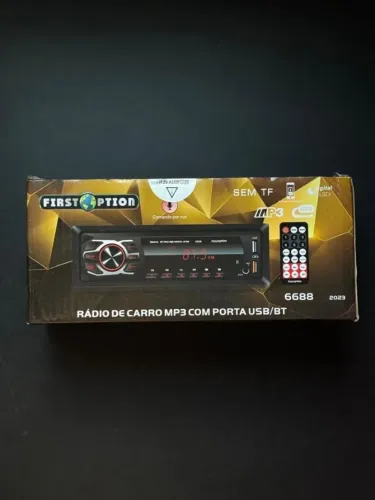 Rádio Automotivo MP3 Bluetooth USB FM First Option 6688 Lacrado | Entregamos em Fortaleza