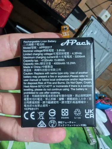 Bateria original cat s62 pro