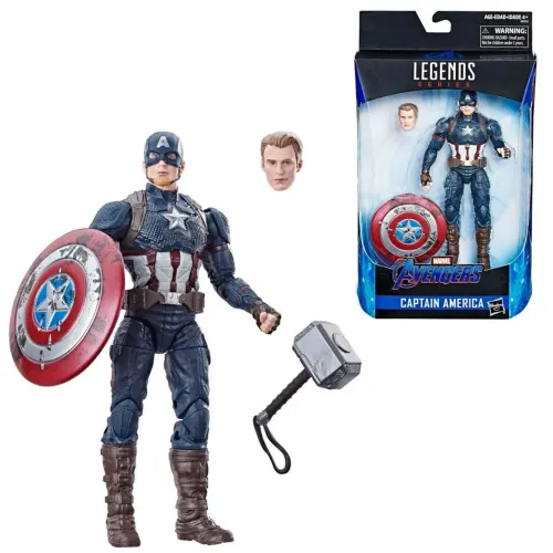 Capitão América Captain Worthy Marvel Legends Avengers Endgame Hasbro