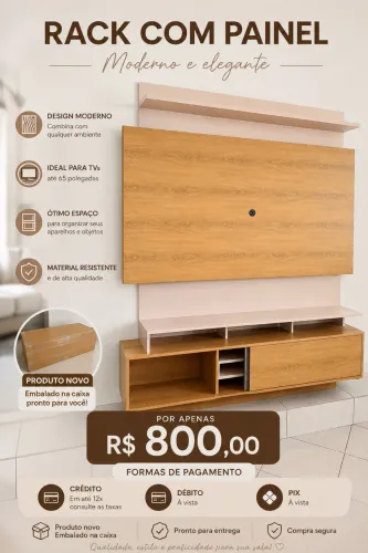 Rack com Painel