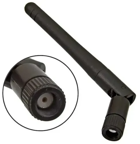 Antena Wi-Fi Dual Band 2.4ghz/5ghz 3dbi Sma Fêmea