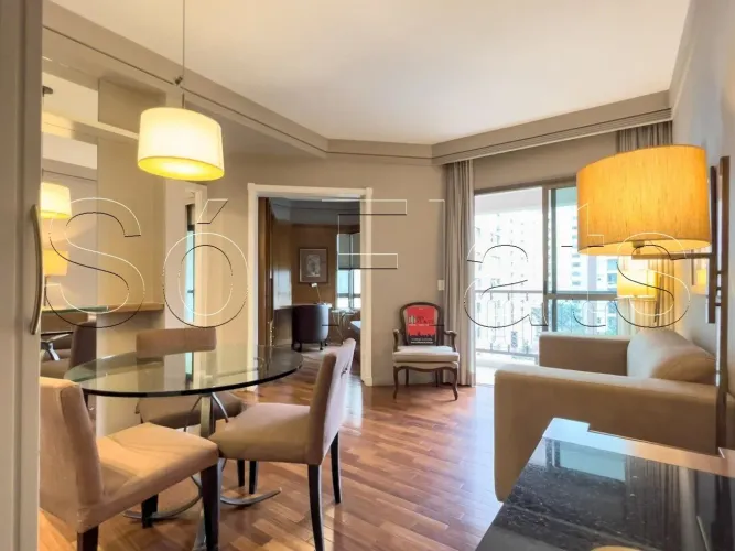 Apartamento Mobiliado no Itaim Bibi com 2 Dormitórios Próximo à Faria Lima