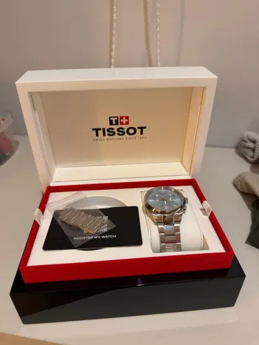 Relógio Tissot PR 100 Cronógrafo Ice Blue 40mm