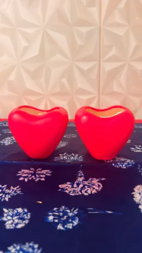 Peças decorativas de cerâmica 