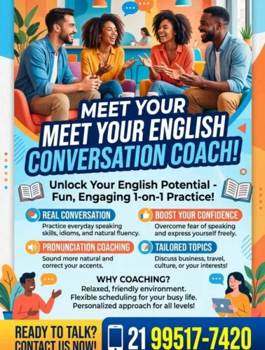 Aulas de inglês com nativa agendamento * *