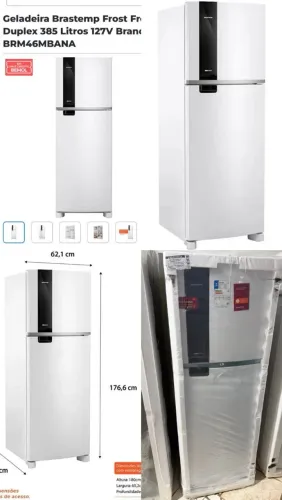 Vendo geladeira Brastemp nova
