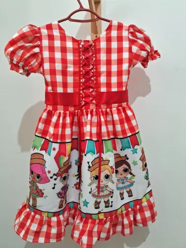 Vestido Junino infantil  4 anos 