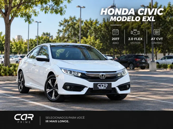 Honda Civic Sedan EXL 2.0 Flex 16V Aut.4p 2017