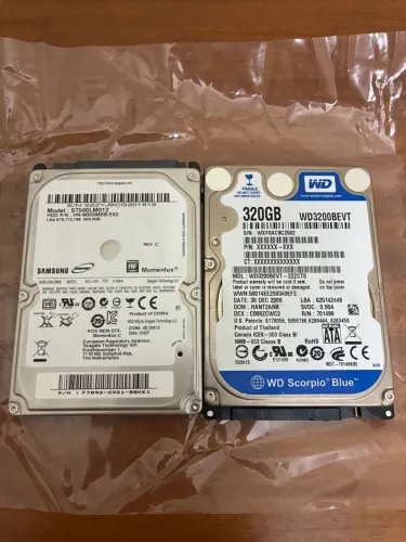 Kit 2 HDs SATA para Notebook - 500GB + 320GB