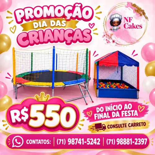 Aluguel de brinquedos pra evento e aniversário