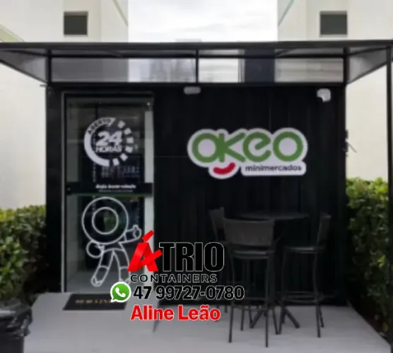 Mini Mercado em Container para Condomínio