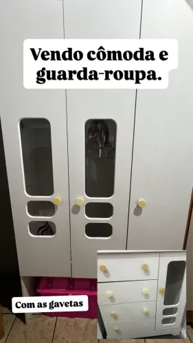 Guarda-roupa e cômoda 