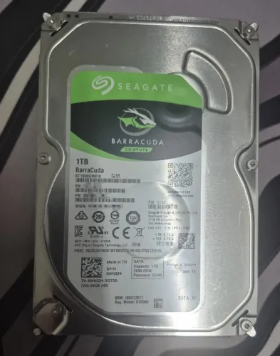 Hd 1tb Barracuda saude 100% novinho HD hd