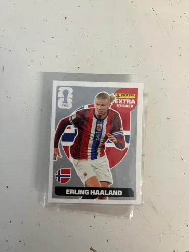 Figurinha legend haaland prata 2026