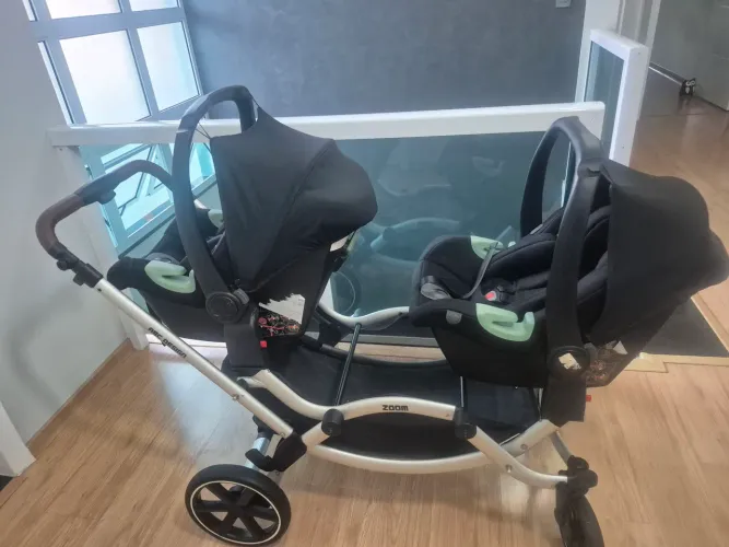 Carrinho abc design gêmeos zoom kit