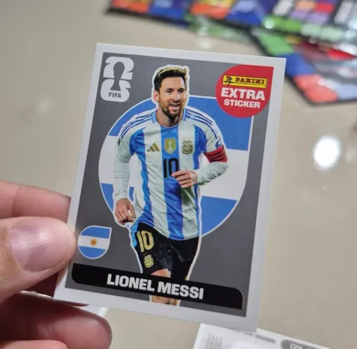 Figurinha Messi Prata Legend Copa do Mundo 2026