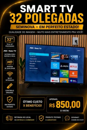 Tv smart 32 polegadas 