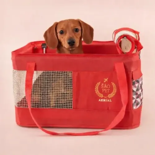 Bolsa Para Pet 'São Pet' Cão e Gato - Até 15kg Nova