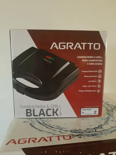 Sanduicheira , grill, agratto, Black, barato , novo 